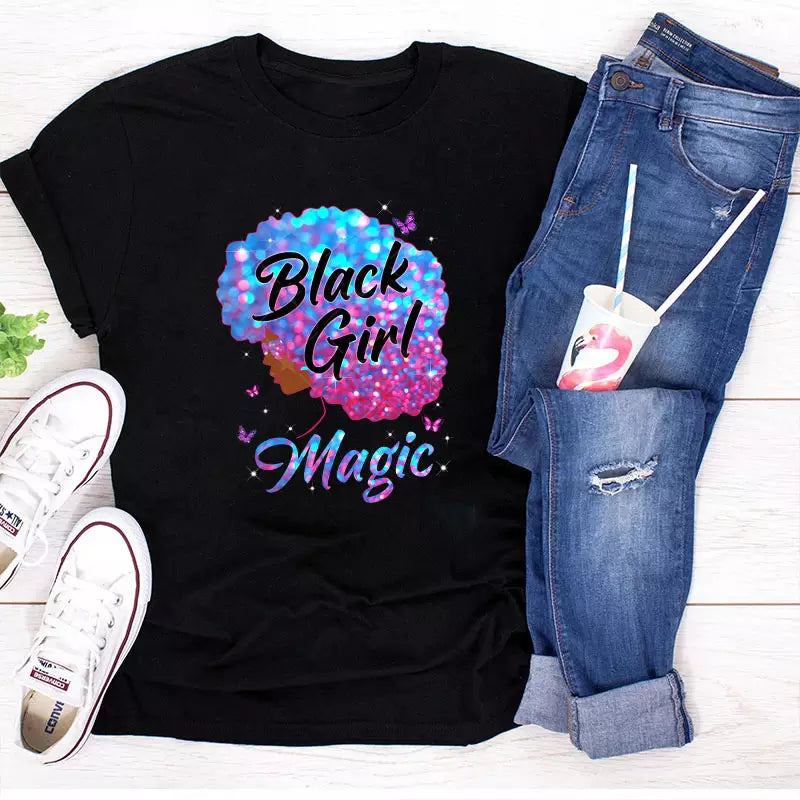 Camiseta Mágica Chica Negra